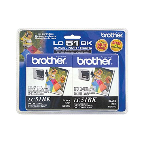 Brother MFC-230C Black Ink Cartridge Twin Pack Standard Yield (2x 500 Yield)