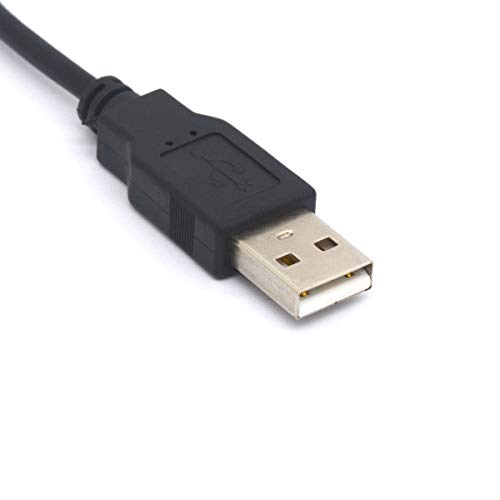 OpenII Short USB Printer Cable, USB 2.0 A Male to B Male Scanner Cord for HP, Cannon, Brother, Xerox, Samsung and More (20cm)