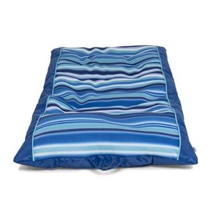 Big Joe Kona Float, Blurred Stripe Blue & Captain's Float 2.0 w/Cup Holder, Blurred Stripe Blue