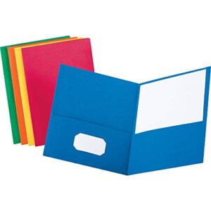 Oxford Twin Pocket Letter-Size Folders