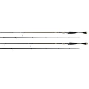 daiwa airx662mfb aird-x 8-17 lb test rod, black, 6’6″