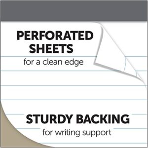 Office Depot Professional Legal Pad, 8 1/2in. x 11 3/4in., Legal Ruled, 50 Sheets Per Pad, White, Pack Of 8 Pads, 99528