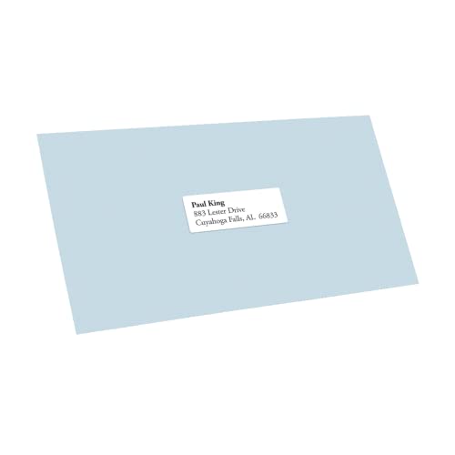 Office Depot White Inkjet/Laser Address Labels, 1in. x 2 5/8in., Box Of 7,500, 505-O004-0005