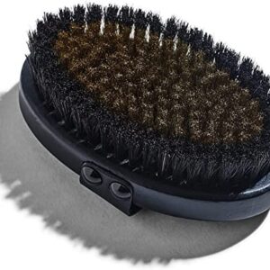 HigherDOSE Copper Body Brush - Dry Brush with Ion Charged Bristles to Wake Up, Exfoliate, and Reduce Stress