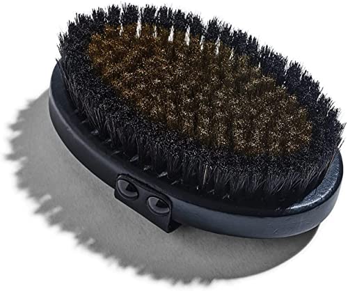 HigherDOSE Copper Body Brush - Dry Brush with Ion Charged Bristles to Wake Up, Exfoliate, and Reduce Stress