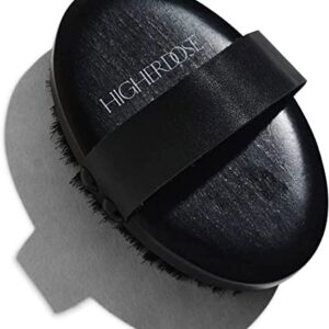 HigherDOSE Copper Body Brush - Dry Brush with Ion Charged Bristles to Wake Up, Exfoliate, and Reduce Stress