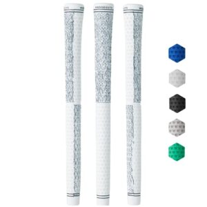 Wedge Guys DC Tour Golf Grips – 4 Grip Zones for Supreme Comfort & Control - All-Weather Performance Golf Club Grips Replacement for Regripping Wedges Drivers Irons Woods Hybrids, Midsize or Standard