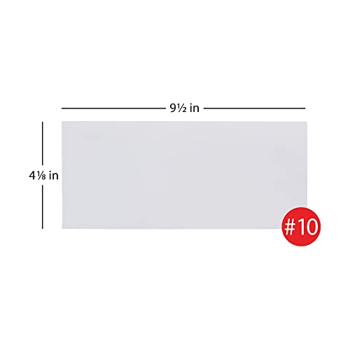 Office Depot Lift Press(TM) Premium Envelopes, #10 (4 1/8in. x 9 1/2in.), 100% Recycled, White, Pack Of 500, 76145