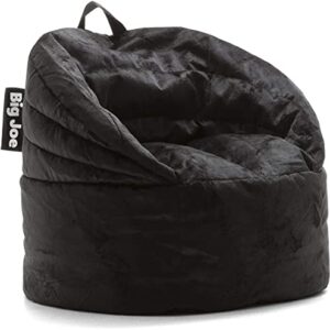 Big Joe Stack Chair, Black Plush Bean Bag & Milano Kid's Bean Bag Chair, Dolce Terazzo Lenox, 2ft Small