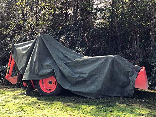 Dry Top 62030 Canvas Tarp, 20x30 Feet, Olive Green Drab