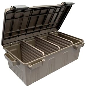 MTM Divided Ammo Crate Utility Box, Dark Earth