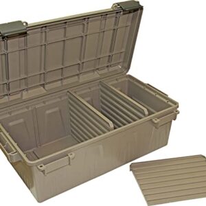 MTM Divided Ammo Crate Utility Box, Dark Earth