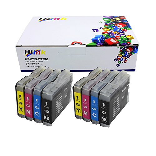 HIINK Compatible Ink Cartridge Replackement for Brother LC51 LC 51 Ink Cartridges use with MFC-230C MFC-240C MFC-3360C MFC-440CN MFC-465cn MFC-5460CN MFC-5860CN MFC-665CW MFC-685cw MFC-845CW (8 PK)