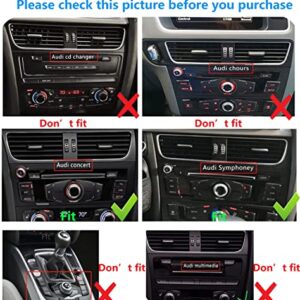 Road Top Wireless Carplay Android Auto Module Receiver Box for Audi S4 S5 A4 A5 (2009-2015 Year) for Q5 (2009-2017 Year) with 2GMMI, Carplay Retrofit Kit Decoder, Support Mirrorlink, Camera