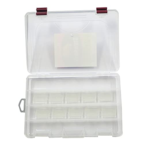 Plano 2-3601-00 Thin Stowaway with Adjustable Dividers, Clear, One Size (2360100)
