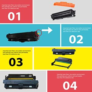 (5-Pack) TG Imaging 2K+C+Y+M Compatible TN227 Toner Cartridge Replacement for Brother TN223 TN-223 TN-227 MFC-L3710CW HL-L3290CDW Printer (High Yield)