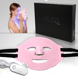 aura light therapy mask – soft and light-weight – latest 4 colors led face mask light therapy to address different skin care needs – beauty & personal care at the comfort of your home