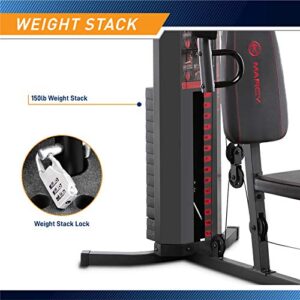 Marcy 150-lb Multifunctional Home Gym Station for Total Body Training MWM-990