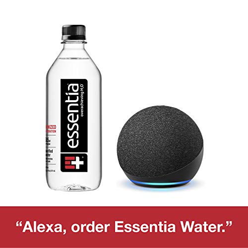 Essentia Bottled Water, Ionized Alkaline Water; 99.9% Pure, Infused with Electrolytes, 9.5 pH or Higher with a Clean, Smooth Taste, 20 Fl Oz (Pack of 24)