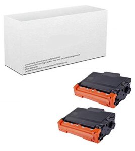 am-ink 2-pack compatible tn850 tn-850 tn820 toner cartridge replacement for brother hl-l6200dw hl-l6200dwt hl-l6250dw hl-l5200dw mfc-l5900dw mfc-l58000dw mfc-l6700dw printer (black)