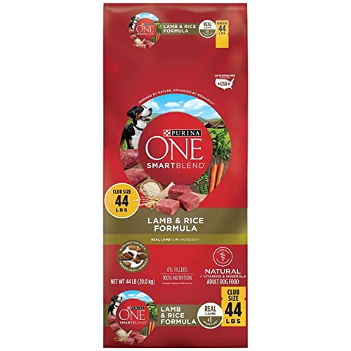 Purina ONE Smartblend Natural Lamb & Rice Formula Adult Dry Dog Food (44 Lbs.), 44 Lb