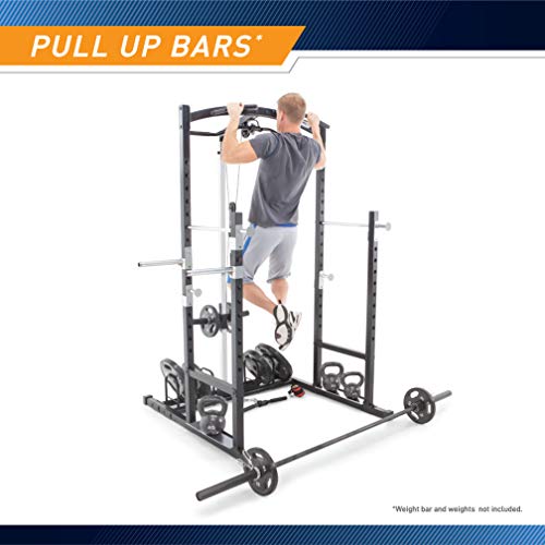 Marcy Home Gym Cage System Workout Station for Weightlifting, Bodybuilding and Strength Training MWM-7041