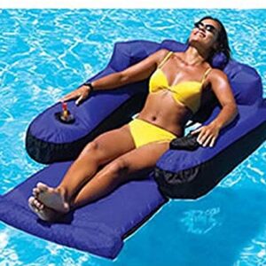 Swimline 9047 Swimming Pool Fabric Inflatable Ultimate Floating Lounger (3 Pack)