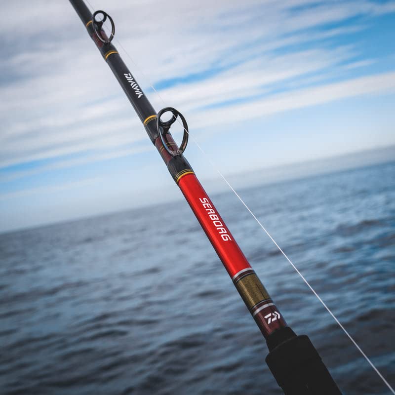 DAIWA Seaborg Dendoh Rod | 7'6'' X-Heavy | Sections=2 | 80-200 lb. Line Weight | Long Curved