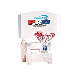 Swimline Super Wide Inground Swimming Pool Basketball Hoop & Volleyball Net