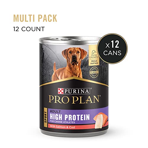 Purina Pro Plan Sport High Protein With Salmon & Cod Entrée Wet Dog Food - (12) 13 oz. Cans