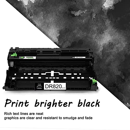 DR820 Drum Unit Compatible DR-820 Black Replacement for Brother DR820 DR-820 for Brother DCP-L5500DN L5600DN L5650DN MFC-L6700DW L6750DW L5700DW L5800DW L5900DW Printer Drum.(Black 1 Pack)