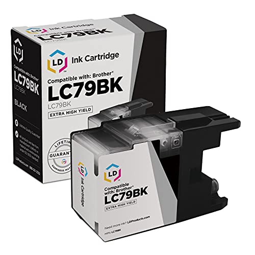 LD Compatible Ink Cartridge Replacement for Brother LC79BK Extra High Yield (Black)