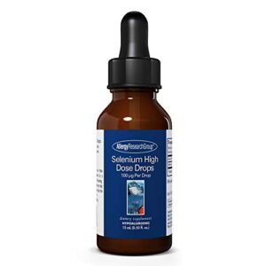 allergy research group – selenium high dose drops – liver and immune support – 15 ml (0.50 fl oz)