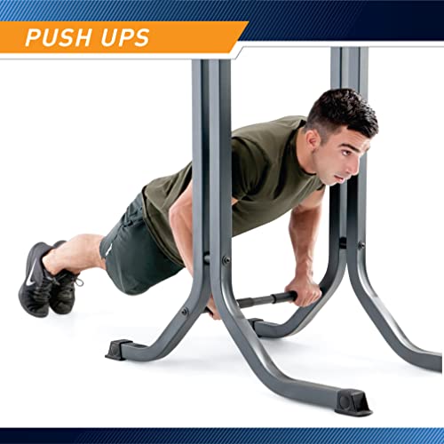 Marcy Power Tower Multi-Functional Home Gym Pull Up Chin Up Push up Dip Station for Strength Training TC-5580