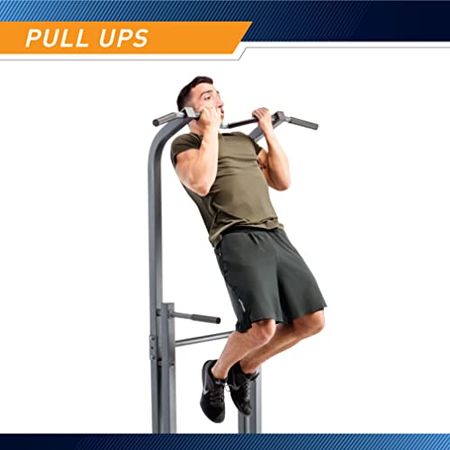 Marcy Power Tower Multi-Functional Home Gym Pull Up Chin Up Push up Dip Station for Strength Training TC-5580