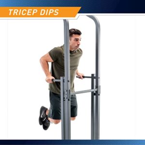 Marcy Power Tower Multi-Functional Home Gym Pull Up Chin Up Push up Dip Station for Strength Training TC-5580