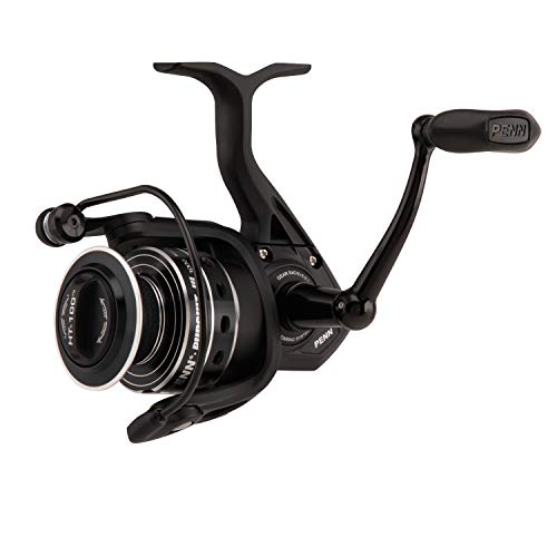 PENN Pursuit III Nearshore Spinning Fishing Reel, Size 5000, Corrosion-Resistant Graphite Body and Line Capacity Rings, Machined Aluminum Superline Spool, HT-100 Drag System,Black/Silver
