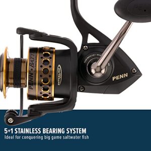PENN Battle Spinning Reel Kit, Size 3000, Includes Reel Cover and Spare Anodized Aluminum Spool, Right/Left Handle Position, HT-100 Front Drag System