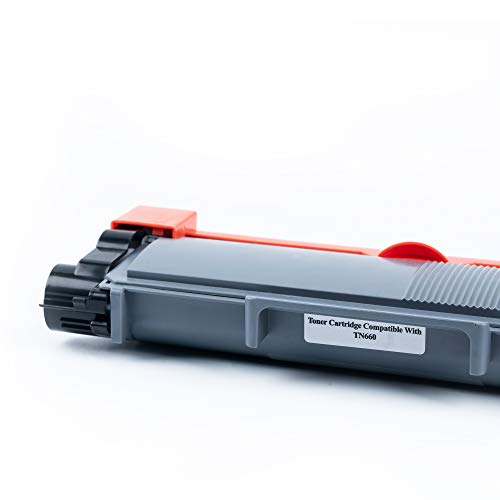 DIGITONER Compatible Toner Cartridge Replacement for Brother TN630 TN660 TN-660 High Yield for use in Brother DCP-L2540DW/L2560DW/HL-L2300D/L2360DW/L2380DW/MFC-L2680W/L2685DW [Black, 6 Pack]