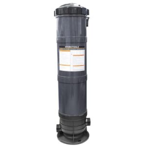 swimline hydrotools sure-flo cartridge pool filter tank & element only for above ground pools | 100 sq ft | for pools up to 21000 gallons | energy efficient | non-corrosive materials