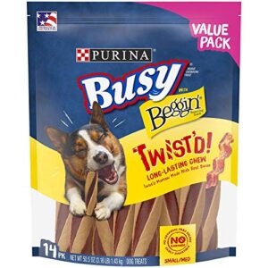 purina waggin’ train waggin’ train busy with beggin brand dog snacks value pack net wt 50.5 oz
