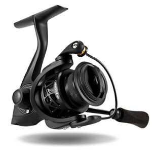 piscifun carbon x spinning reels, carbon frame and rotor, ultralight 5.1oz spinning fishing reel, 5.2:1 low speed gear ratio, 10+1 shieled bb smooth powerful fishing spinning reel 500 series
