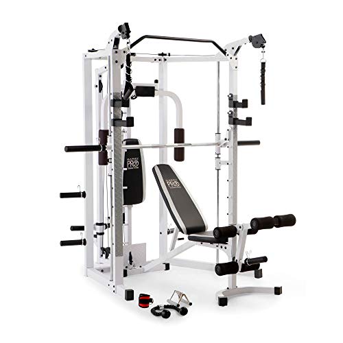 Marcy 5276 Combo Smith Heavy-Duty Total Body Strength Home Gym Machine(Open Box)