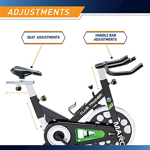 Marcy Club Revolution Bike Cycle Trainer for Cardio Exercise XJ-3220