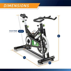 Marcy Club Revolution Bike Cycle Trainer for Cardio Exercise XJ-3220