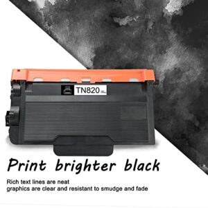 TN820 Toner Cartridge Compatible TN-820 Black Replacement for Brother TN820 TN-820 for Brother DCP-L5500DN L5650DN MFC-L6700DW L6750DW L5700DW L5800DW L5900DW L6800DW Printer Toner.(Black 3 Pack)
