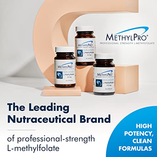 MethylPro Multivitamin + 15mg L-Methylfolate - High Dose Methyl Folate Once-Daily Multi Vitamin for Energy, Mood Support Supplement for Men & Women - B Complex, 2000 IU Vitamin D & More (30 Capsules)