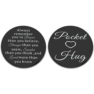 pocket hug token gift for women men you are awesome inspirational long best friend bff family son daughter boyfriend girlfriend kids-message pocket hug token present birthday christmas graduation