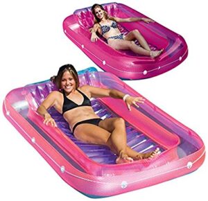 swimline sun tan tub swimming pool float, 2-pack