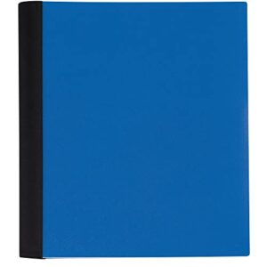 office depot® brand stellar notebook with spine cover, 8-1/2″ x 11″, 5 subject, college ruled, 200 sheets, blue